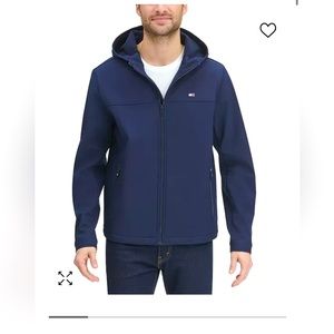NWT Men’s Tommy Hilfiger Water Resistant Zip up Hooded Jacket XL
